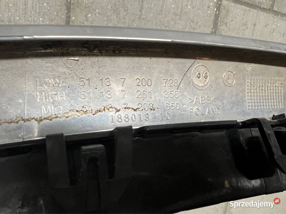 Grill BMW 5 F10 F11 nerki atrapa chłodnicy
