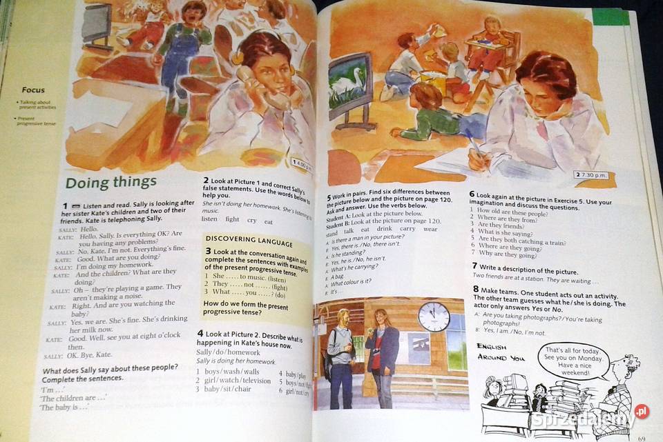 Look Ahead 1 Students Book Andy Hopkins Jocelyn Rok wydania 1996 Chełm