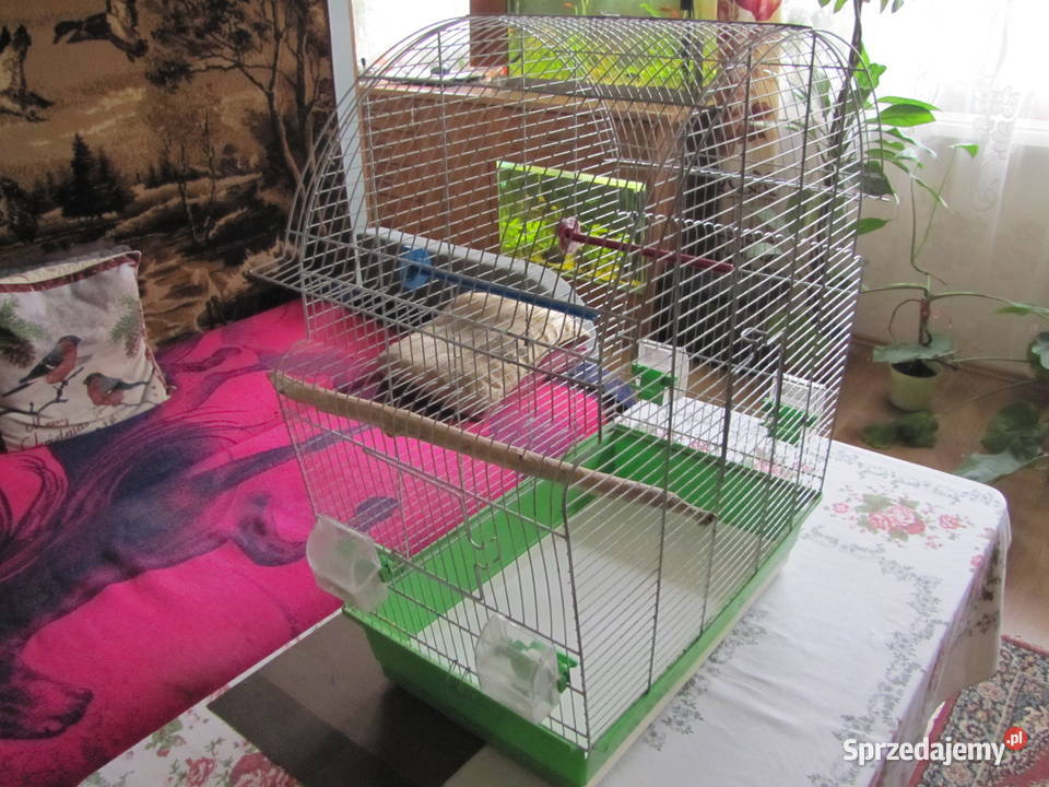 Duża klatka ptaków sprzedam
