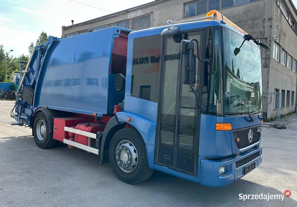 Mercedes Econic 1829 śmieciarka dwuosiowa NTM Nowiny