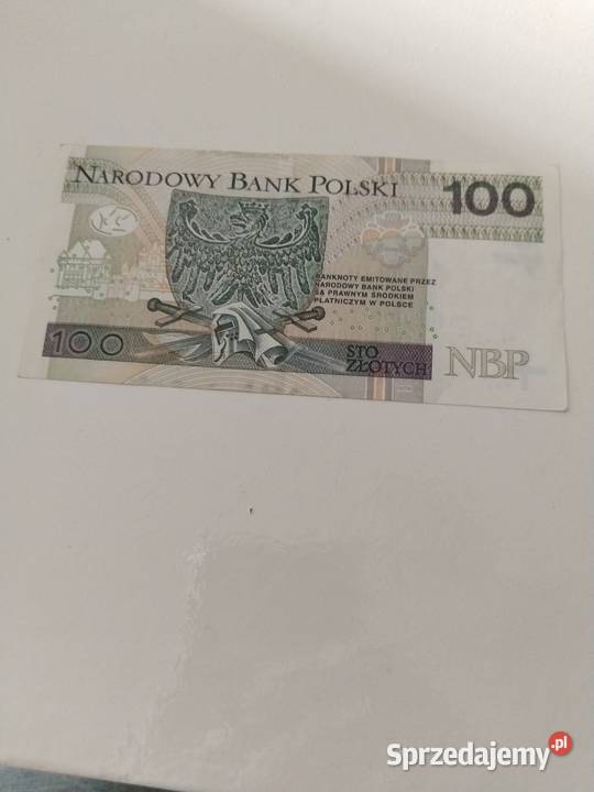Banknot radarowy 100 zl Lubawa