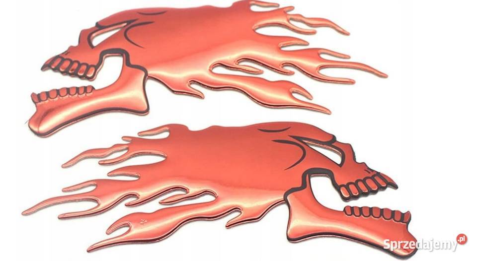 Naklejki czacha na motocykl motor quad rower sprzedam