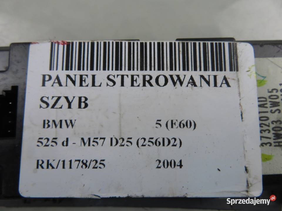 PANEL SZYB BMW 5 E60 6943243