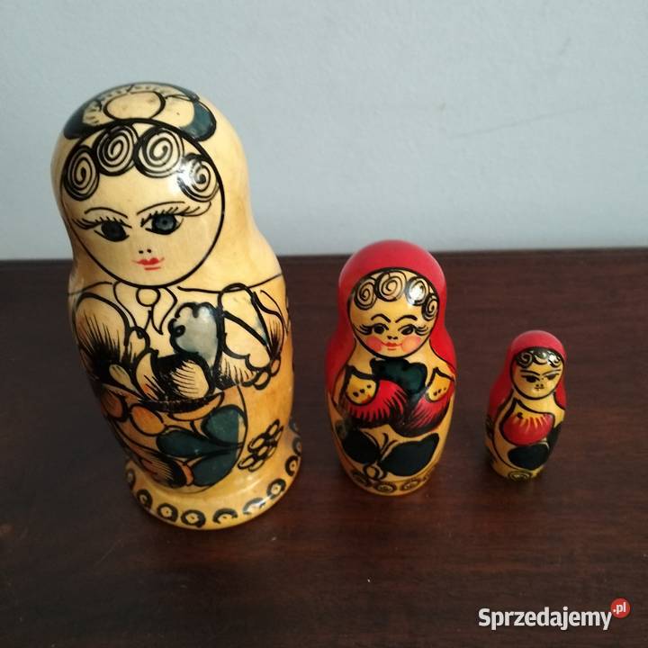 Matrioszka drewniana lalka Pozostałe Miejsce Piastowe