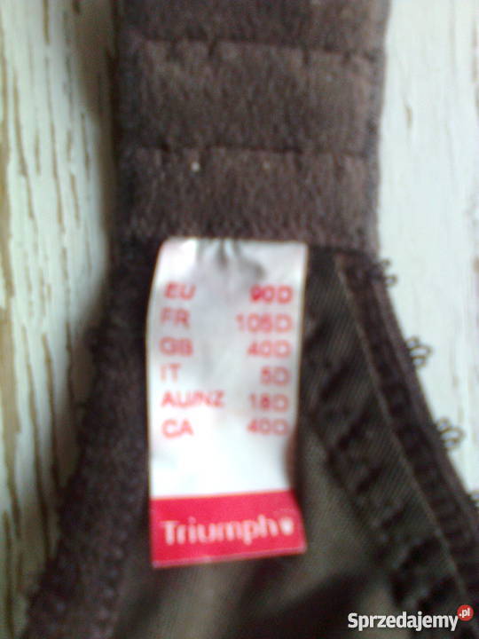 TRIUMPH MARKOWY KORONKOWY BIUSTONOSZ 90 D wielkopolskie sprzedam