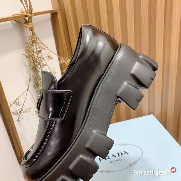 Lofersy Prada rozmiar 40 skóra mazowieckie