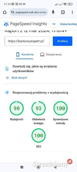 Strona www najlepsze ceny szybki czas realizacji Warszawa