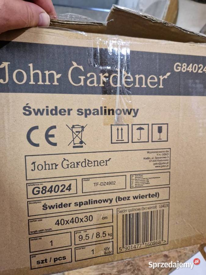 Świder spalinowy bez wierteł Geko G84024 Głogowa sprzedam