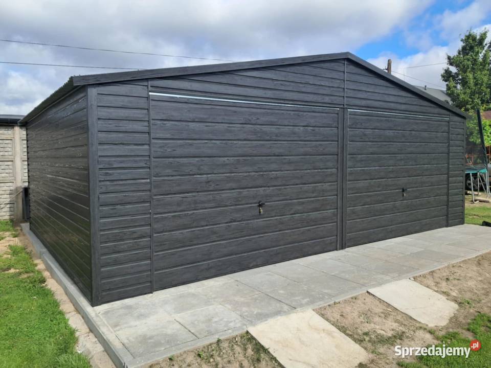 Garaż blaszany 7x5 GRAFIT DREWNOPODOBNY Lublin sprzedam