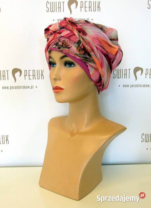 Turban z długim wiązaniem Opatów Akcesoria do włosów