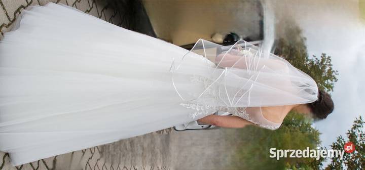 Suknia Ślubna błyszcząca Zduńska Wola sprzedam