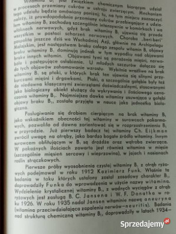 Witaminy 1949 Dmochowski Polaczkowa Skarzyński łódzkie