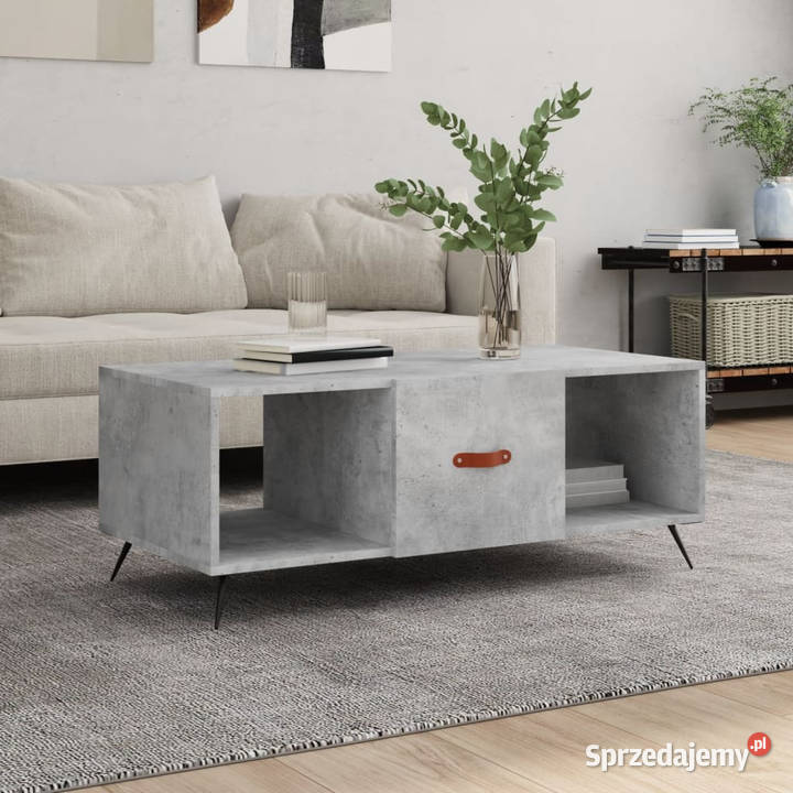 Stolik kawowy szarość betonu 102x50x40 WM829272 Warszawa