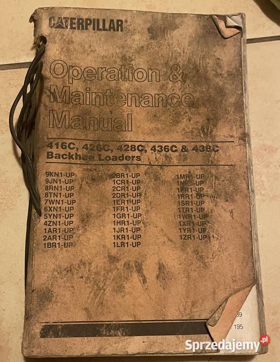 Instrukcja obsługi i konserwacji CATERPILLAR Biczyce Górne