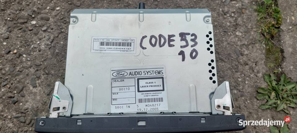 radio SONY C307 Z FORD FOCUS C 2006r Motoryzacja