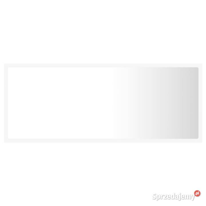 Lustro łazienkowe z LED białe 100x85x37 akryl Warszawa sprzedam