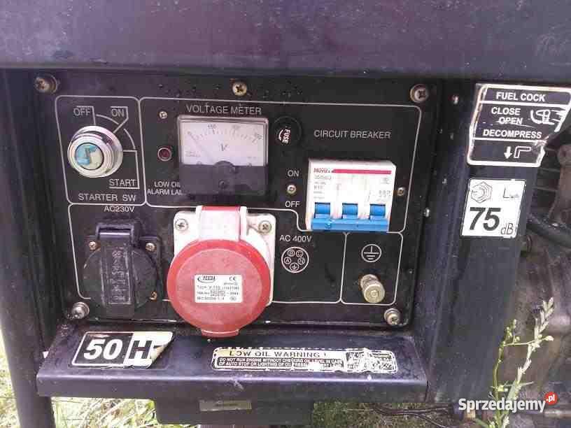 AGREGAT PRĄDOTWÓRCZY KIPOR DIESEL 59kW 230400V Gorenice sprzedam