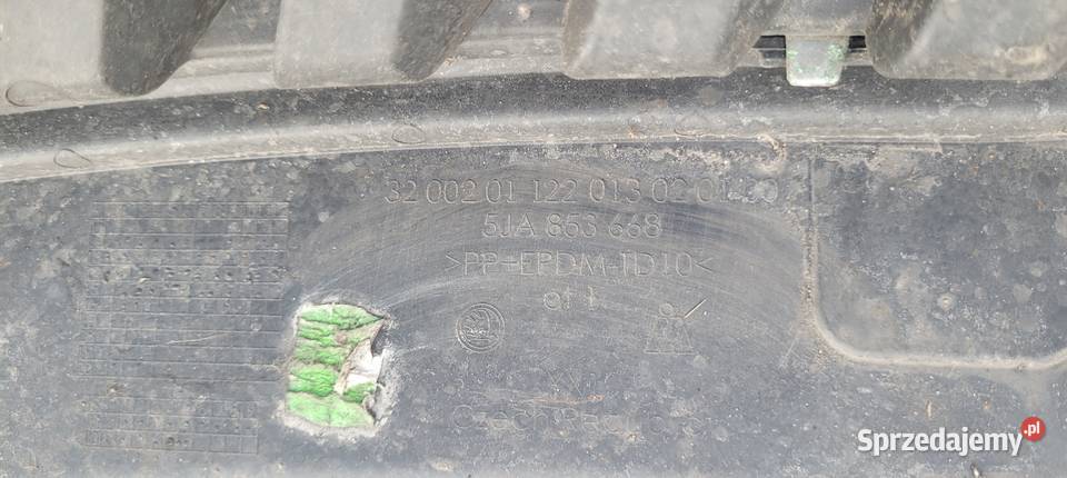 SKODA RAPID 12 ATRAPA GRILL 5JA853668 śląskie Ruda Śląska