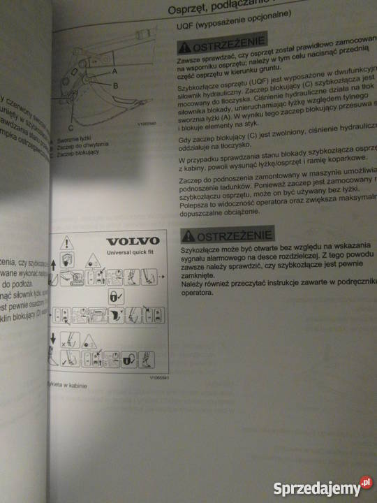 dtr instrukcja obsługi koparka volvo ec140 d i Rok wydania 2008 Szczecin