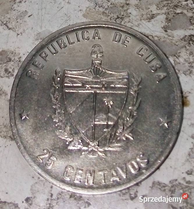 KUBA 25 CENTAVOS 1989 r HUMBOLT RZADKA ŁADNA Legionowo