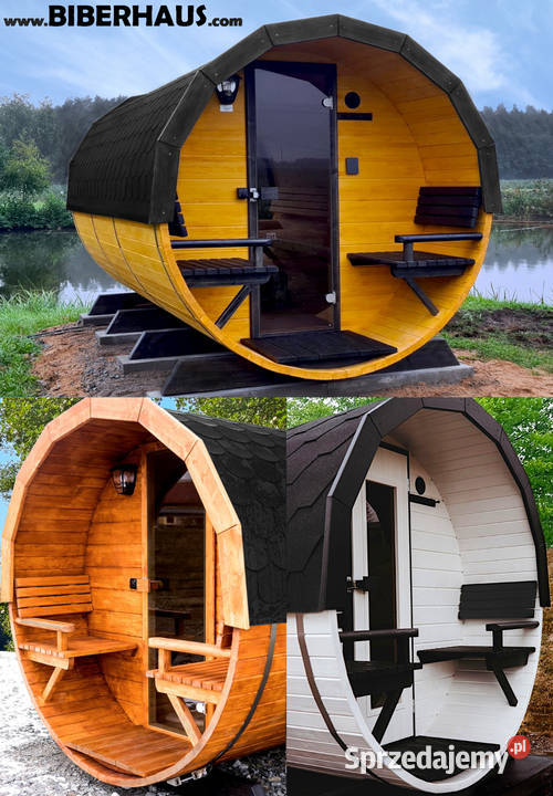 SAUNA Ogrodowa 400 OKNO 100 PRZEDSIONEK Beczka małopolskie Nowy Targ