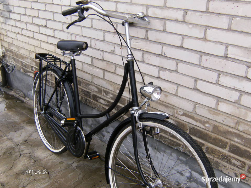 Duża Nowa lampa 2 x żarówkowa na dynamo z Części i akcesoria Warszawa sprzedam