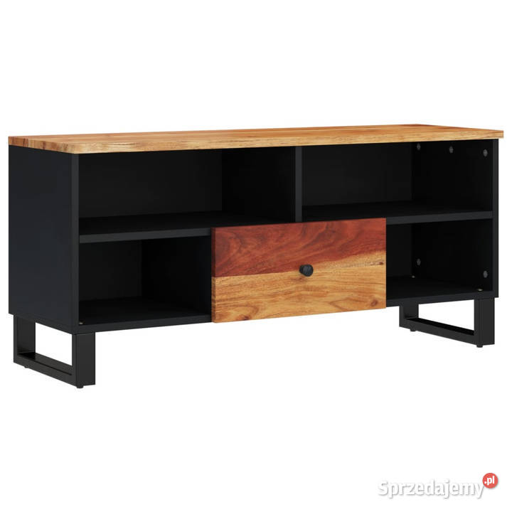 Szafka RTV 100x33x46 akacja i materiał Warszawa