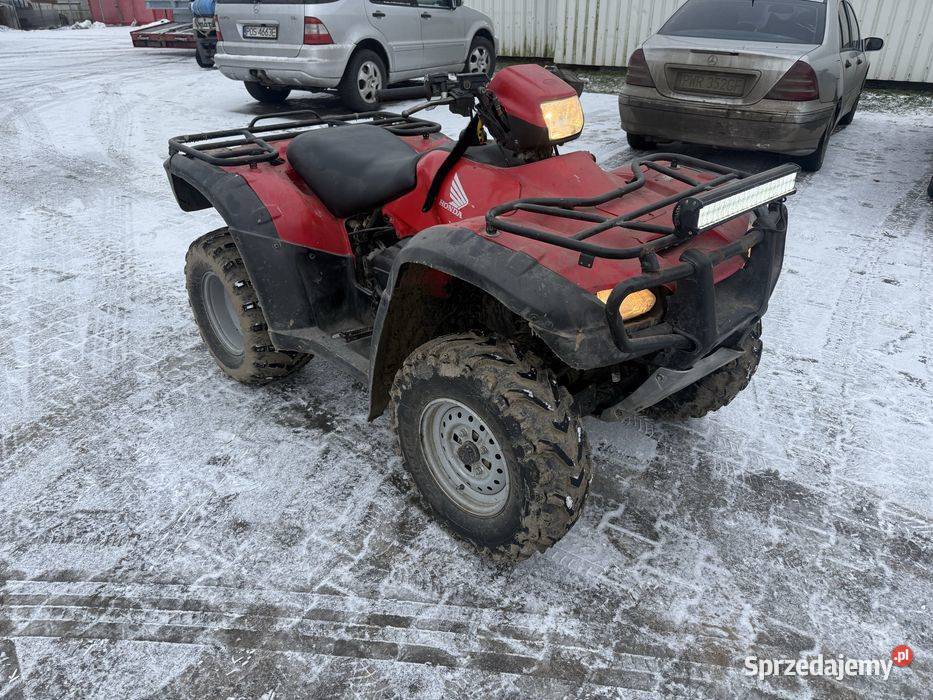 Quad Honda Trx500 4x4 500cm3 Honda wielkopolskie Sobiesiernie