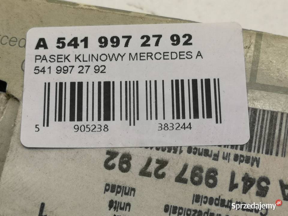 PASEK KLINOWY MERCEDES ACTROS WYWR 08 NOWY ORYG lubelskie