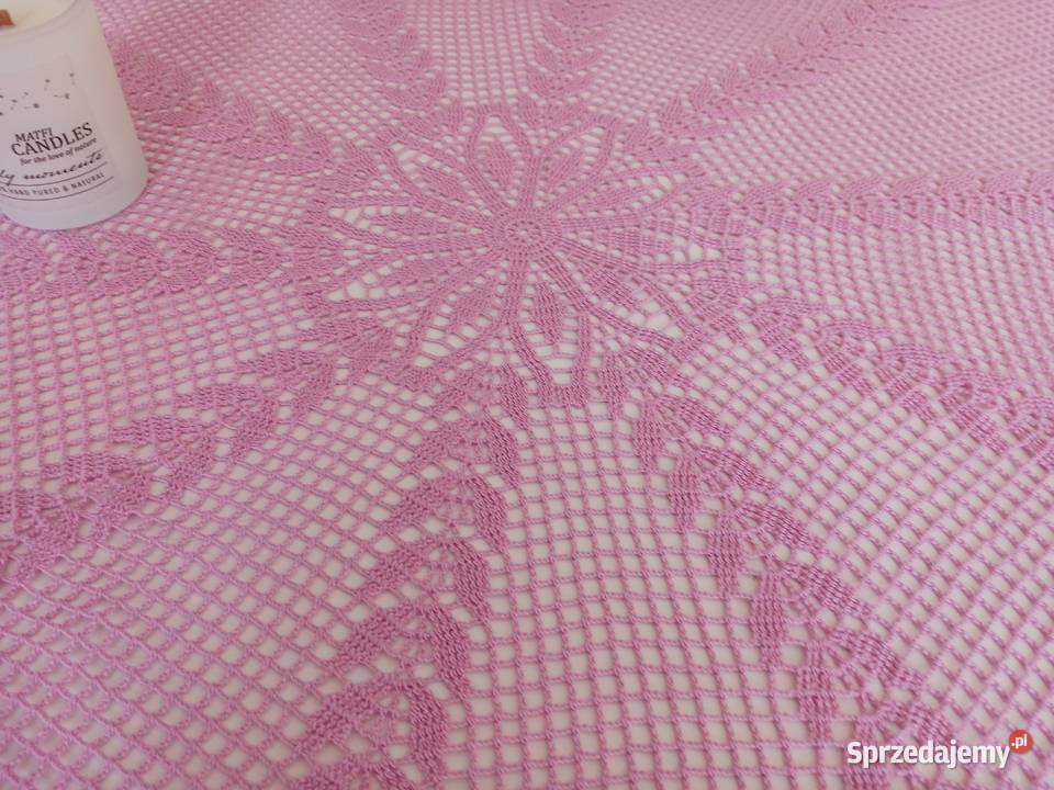 Obrus szydelkowy Leźnica Wielka-Osiedle