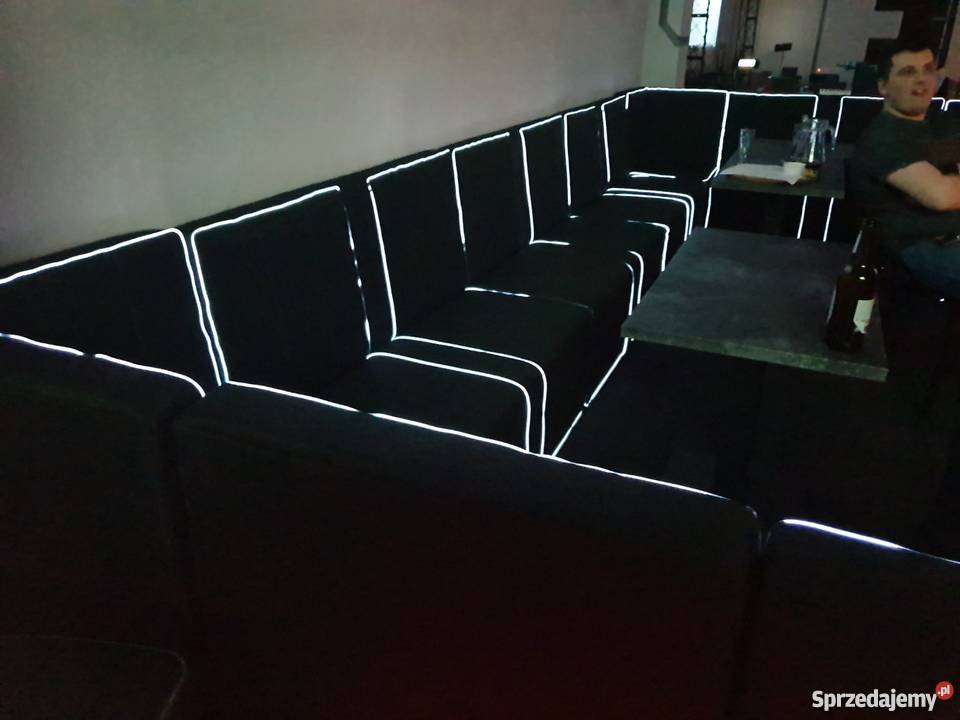 loże loże podświetlane boksy meble klubowe
