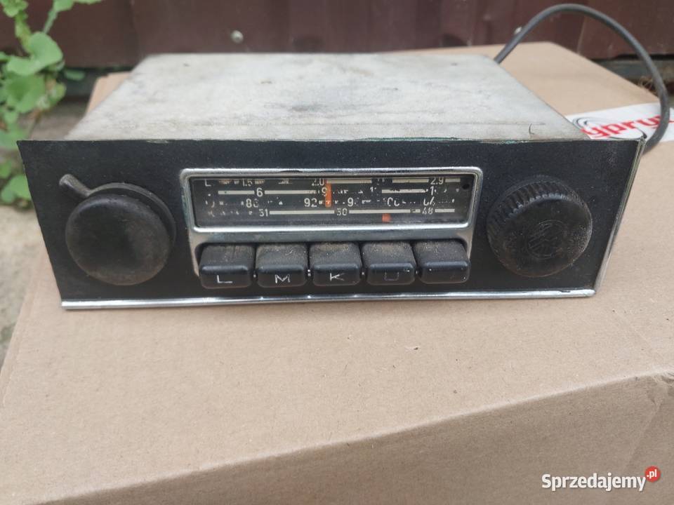 Stare Radio samochodowe Vw Garbus lubelskie Wąwolnica