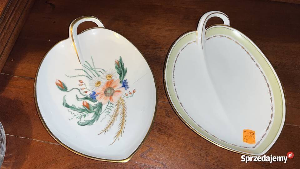 Patera listek Lyngby Dannmark Ręcznie malowana Gdańsk