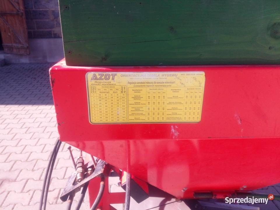 Rozsiewacz nawozów woprol Rozsiewacze nawozów Szczebrzeszyn sprzedam
