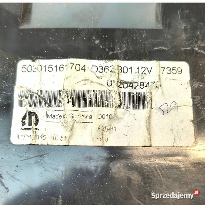 LICZNIK ZEGARY 503015161704 Fiat Doblo II LIFT Chełm