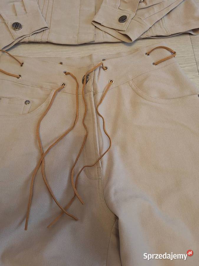 Beżowy komplet r 36 Bydgoszcz sprzedam
