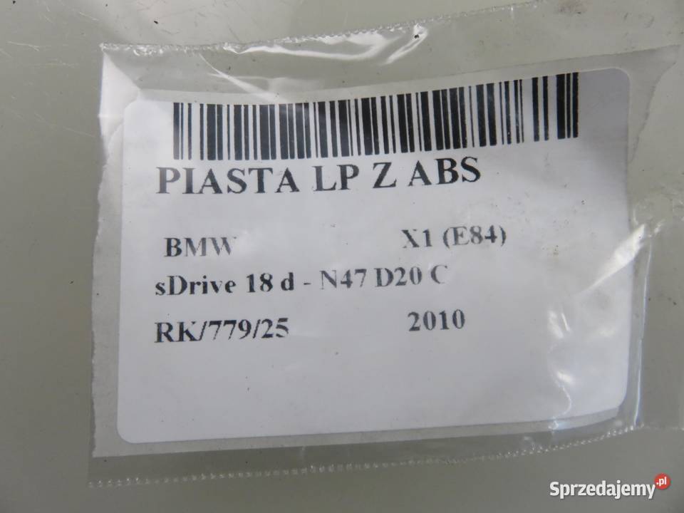 ZWROTNICA PIASTA PRZEDNIA LEWA BMW X1 E84 18 d