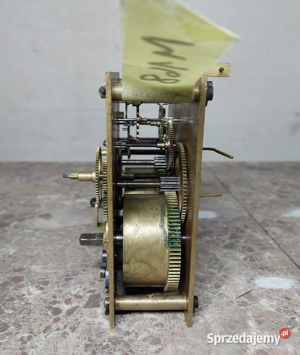 M168 Mechanizm starego zegara ściennego Carl Tczew