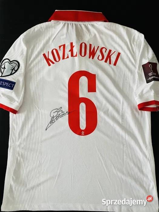 Koszulka Meczowa Polska Kozłowski z autografem Szczecin