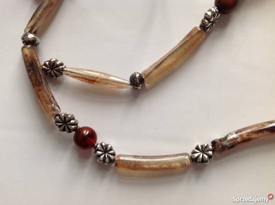 Naszyjnik ze sztucznego bursztynu Częstochowa