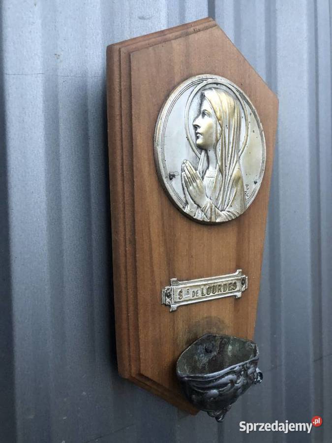 Maryja kropielnica sygnowana Lourdes Łowicz