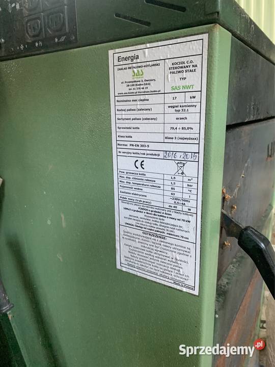 Piec Sas 17 kw Jarosław
