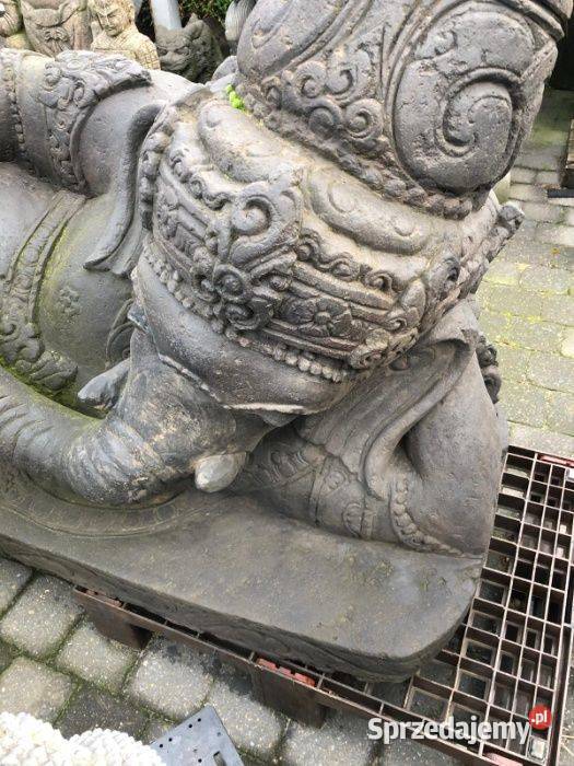 Ganesha Ganpati Ganeśa imponująca rzeźba z
