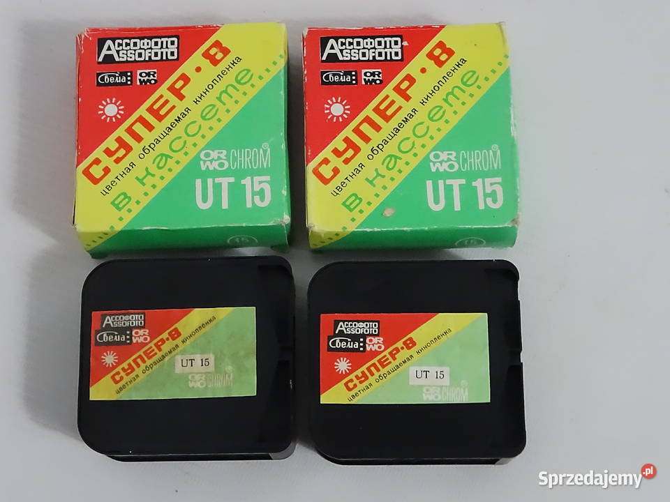 Filmy Super 8 ORWO Chrom UT 15 Kolekcjonerskie