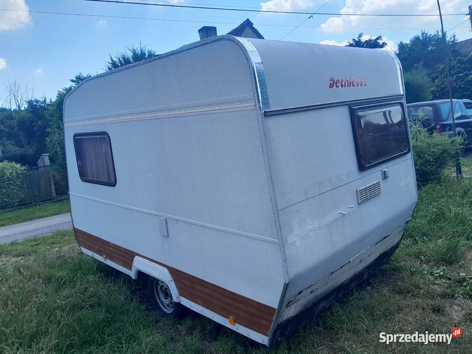 Przyczepa kempingowa Dethleffs 1988 850 dmc Kempingowe Przyczepy i naczepy