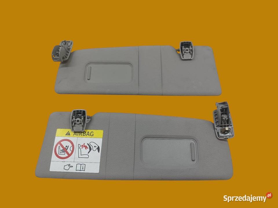 DASZKI PRZECIWSŁONECZNE LEWY PRAWY OSŁONA KPL osobowe Wyposażenie wnętrza świętokrzyskie sprzedam