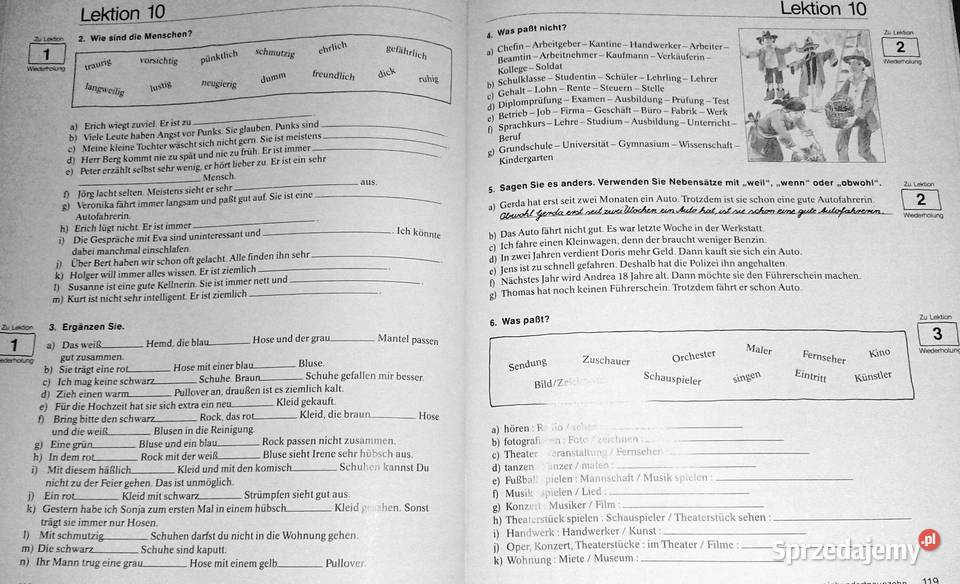 Themen neu 2 Arbeitsbuch Lehrwerk fur Deutsch miękka lubelskie Chełm