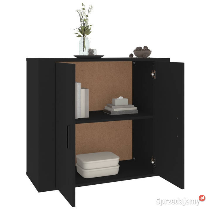 Szafka czarna 80x33x70 materiał drewnopochodny Warszawa