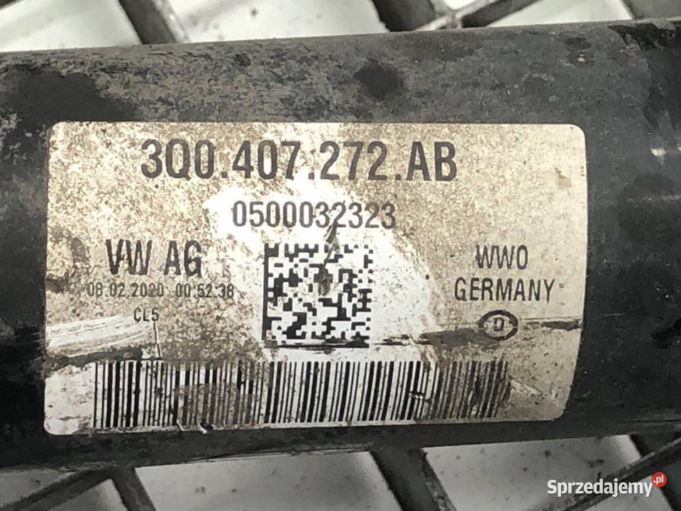 PÓŁOŚ PRAWY PRZÓD VW CADDY IV 3Q0407272AB 20 102