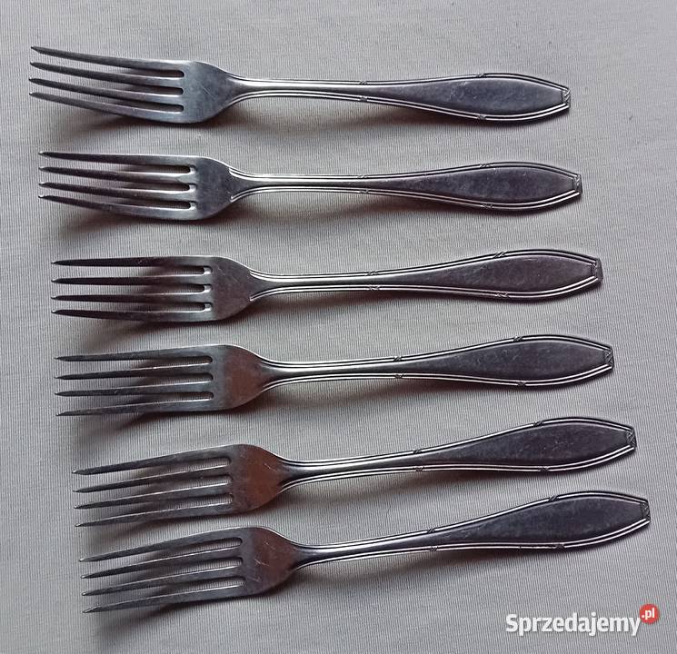 Komplet 6 widelców ze stali nierdzewnej Hefra Antyki Koźminek